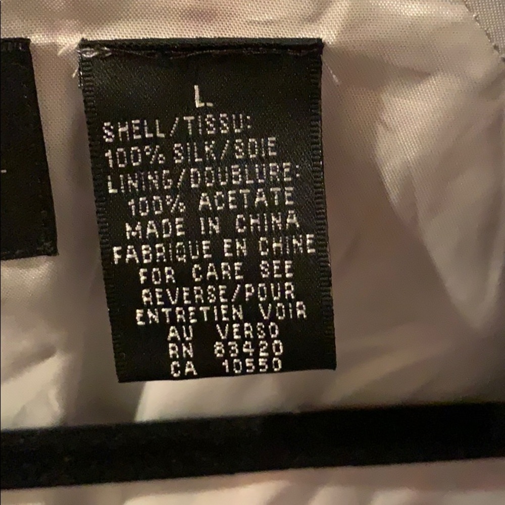 August Silk Red, Black & Gray Pattern Jacket Euc! - image 4